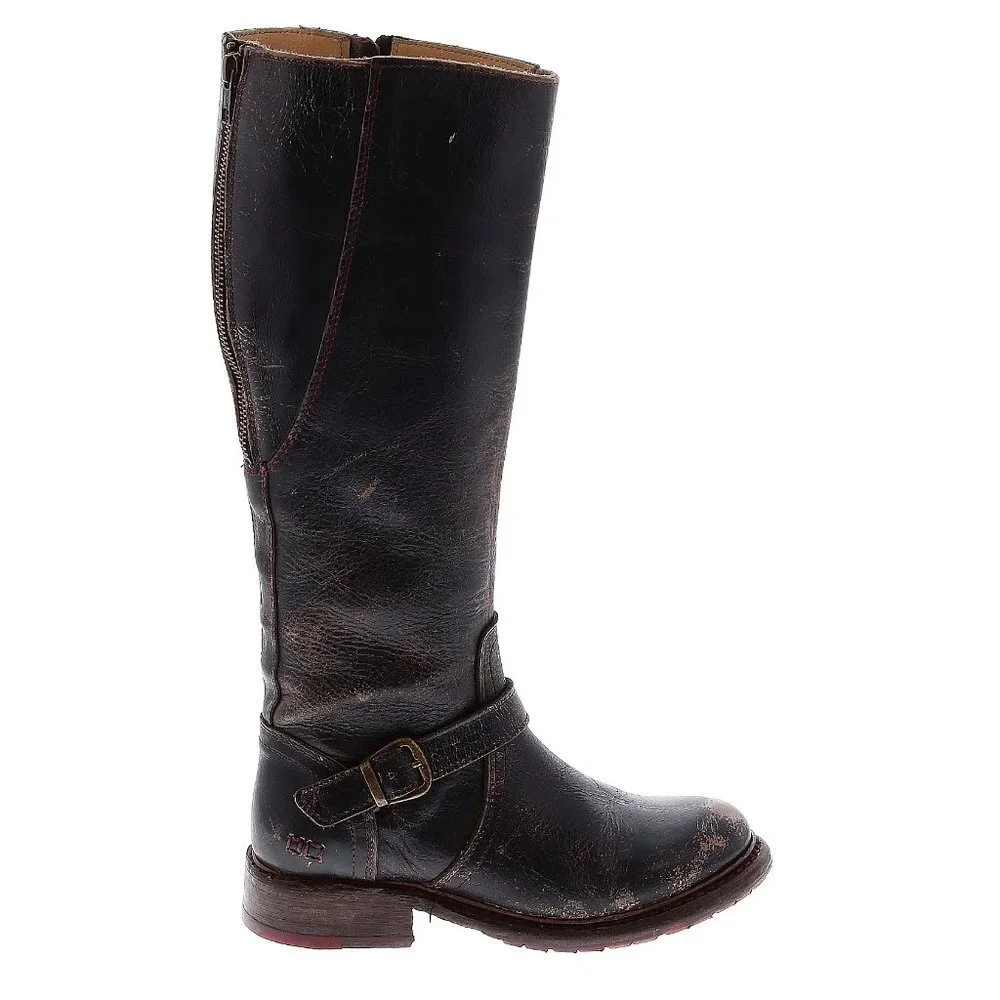 Bed Stu Glaye Tall Boots Distressed Brown 6
